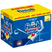 Finish Quantum All in 1 Citroen Vaatwastabletten - 4x100 stuks