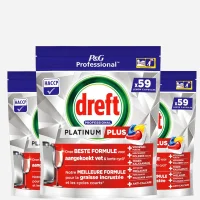 Dreft Platinum Plus Lemon All in 1 Vaatwastabletten - 177 tabletten