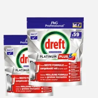 Dreft Platinum Plus Lemon All in 1 Vaatwastabletten - 118 tabletten
