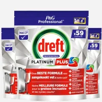 Dreft Platinum Plus Regular All in 1 Vaatwastabletten - 177 tabletten