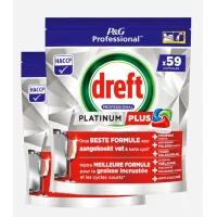 Dreft Platinum Plus Vaatwastabletten - 118 tabletten