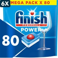 Finish Power Vaatwastabletten - 6x80capsules