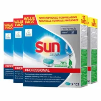 Sun All in 1 Professional Vaatwastabletten - 4x102 tabletten