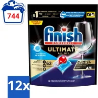 Finish Ultimate All in One Vaatwastabletten - 12x62 capsules
