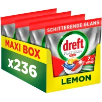 Dreft Platinum Plus Vaatwastabletten - 4x59 tabletten