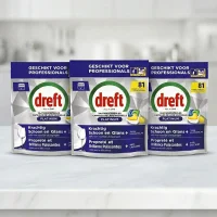 Dreft Platinum Vaatwastabletten Lemon - 243 tabletten