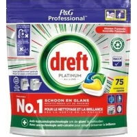 Dreft Platinum All-in-One Citroen Vaatwastabletten - 3x75 tabletten