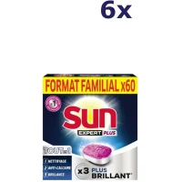 Sun Brilliant Shine Plus Vaatwastabletten - 6x60 tabletten