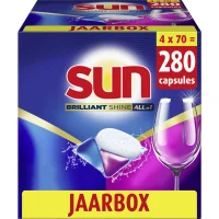 Sun Brilliant Shine All-in 1 Vaatwascapsules - 280 capsules