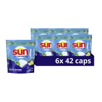 Sun All-in-1 Citroen Vaatwastabletten - 6x42 stuks