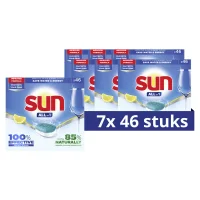 Sun All-in-1 Citroen Vaatwastabletten - 7x46 stuks