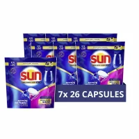 Sun Brilliant Shine All-in 1 Vaatwastabletten - 7x26 stuks
