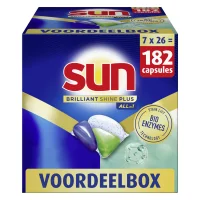 Sun Brilliant Shine Plus All-in 1 Vaatwastabletten - 7x26 tabletten