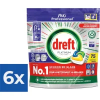 Dreft Platinum Lemon All in 1 Vaatwastabletten - 450 tabs