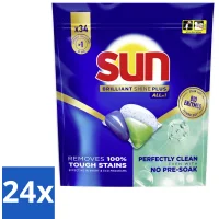 Sun Brilliant Shine Plus All-in-1 Vaatwascapsules - 24x34 tabletten
