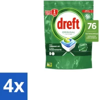 Dreft Original Vaatwascapsules - 4x76 capsules