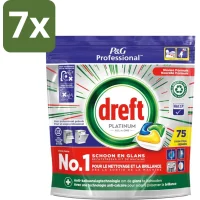 Dreft Platinum Plus Vaatwascapsules - Citroen - 12x75 capsules