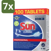 Sun Classic Professional Vaatwastabletten - 7x100 tabletten