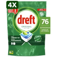 Dreft Original Vaatwascapsules - 4x76 capsules