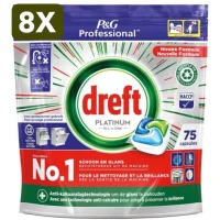Dreft Platinum Vaatwastabletten - 8x75 tabletten
