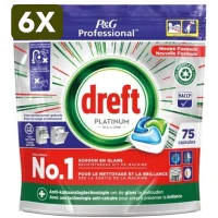 Dreft Platinum Vaatwastabletten - 6x75 tabletten